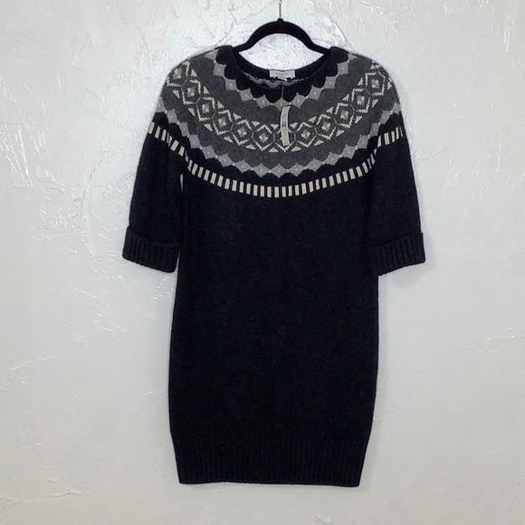 Ann Taylor Loft rabbit fur blend sweater dress size Small NWT - Picture 1 of 11